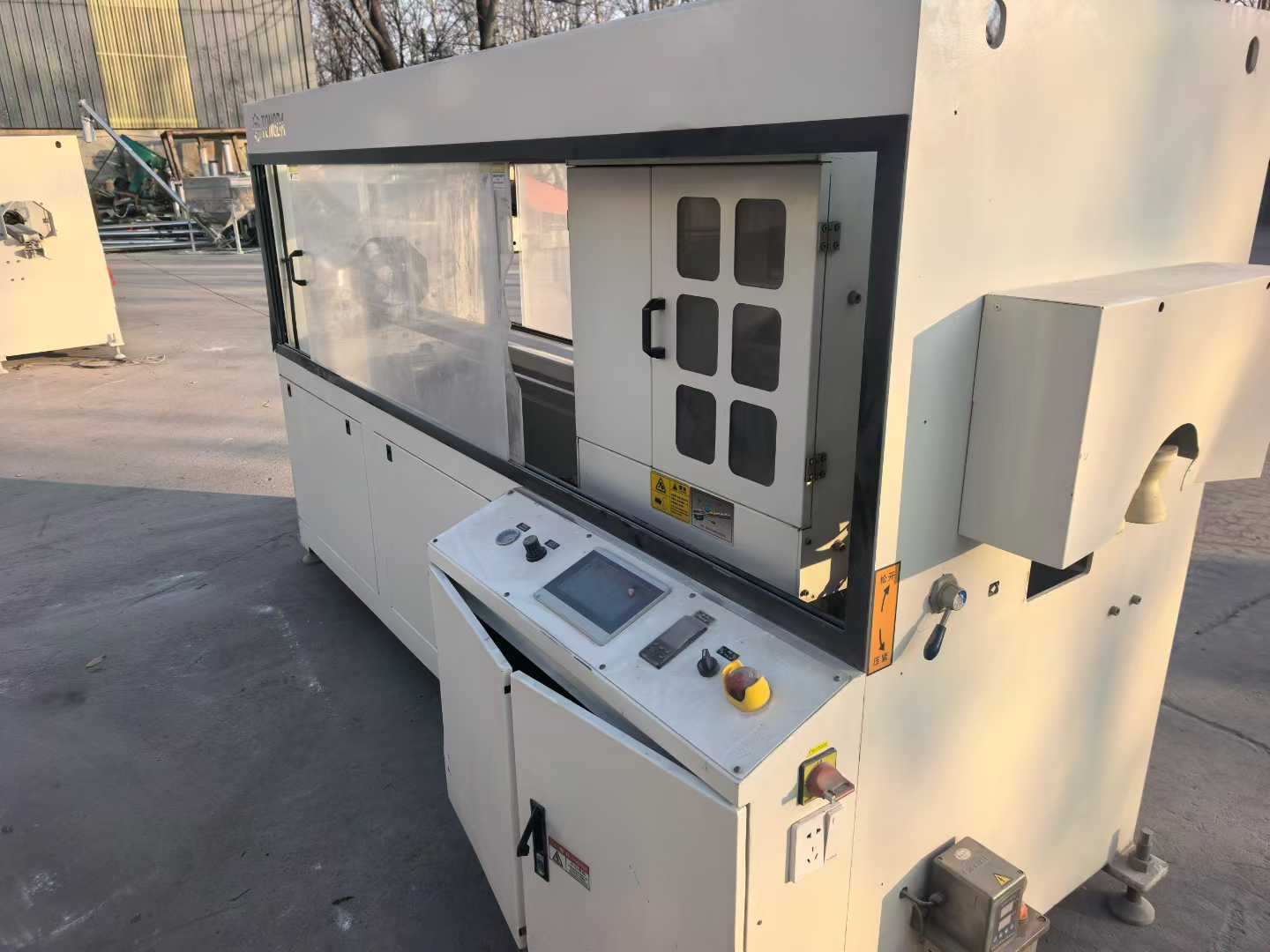 23-year-old Tongda 50-110 non-shear cutting machine.