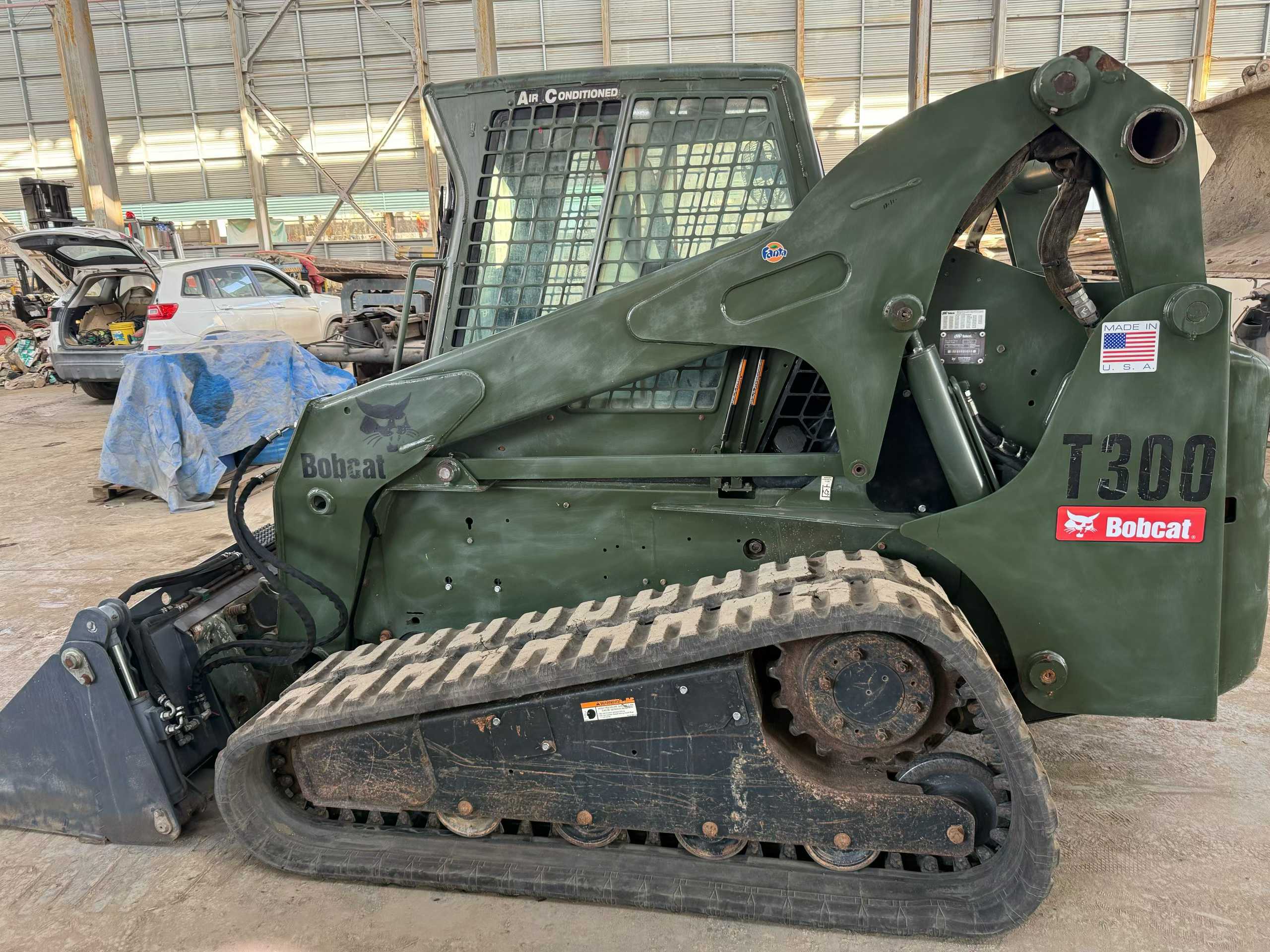 Original American import, Bobcat Mountain Cat T300 multi-function tracked skid-steer loader.