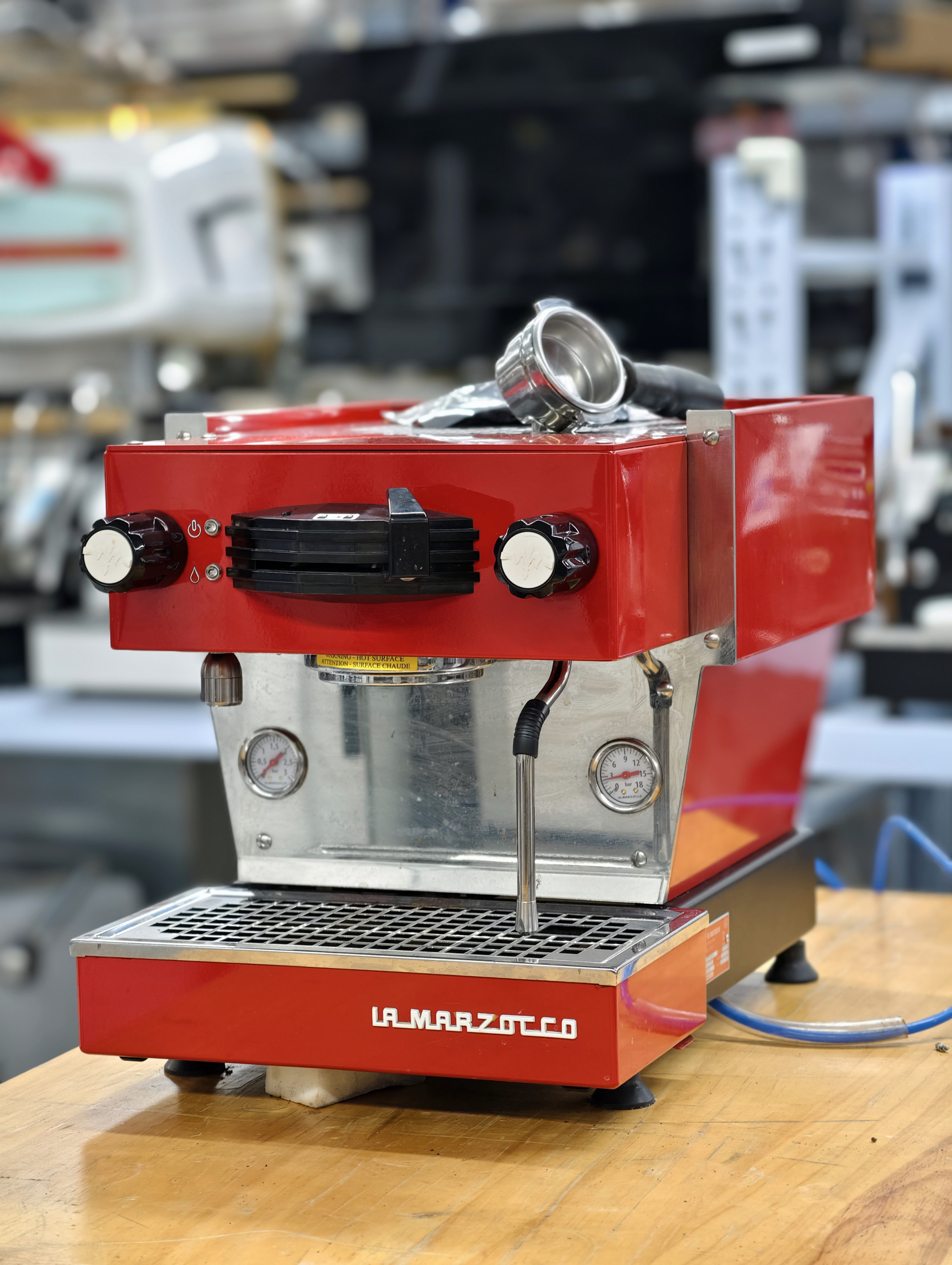 The Red Mama Mini Coffee Machine!