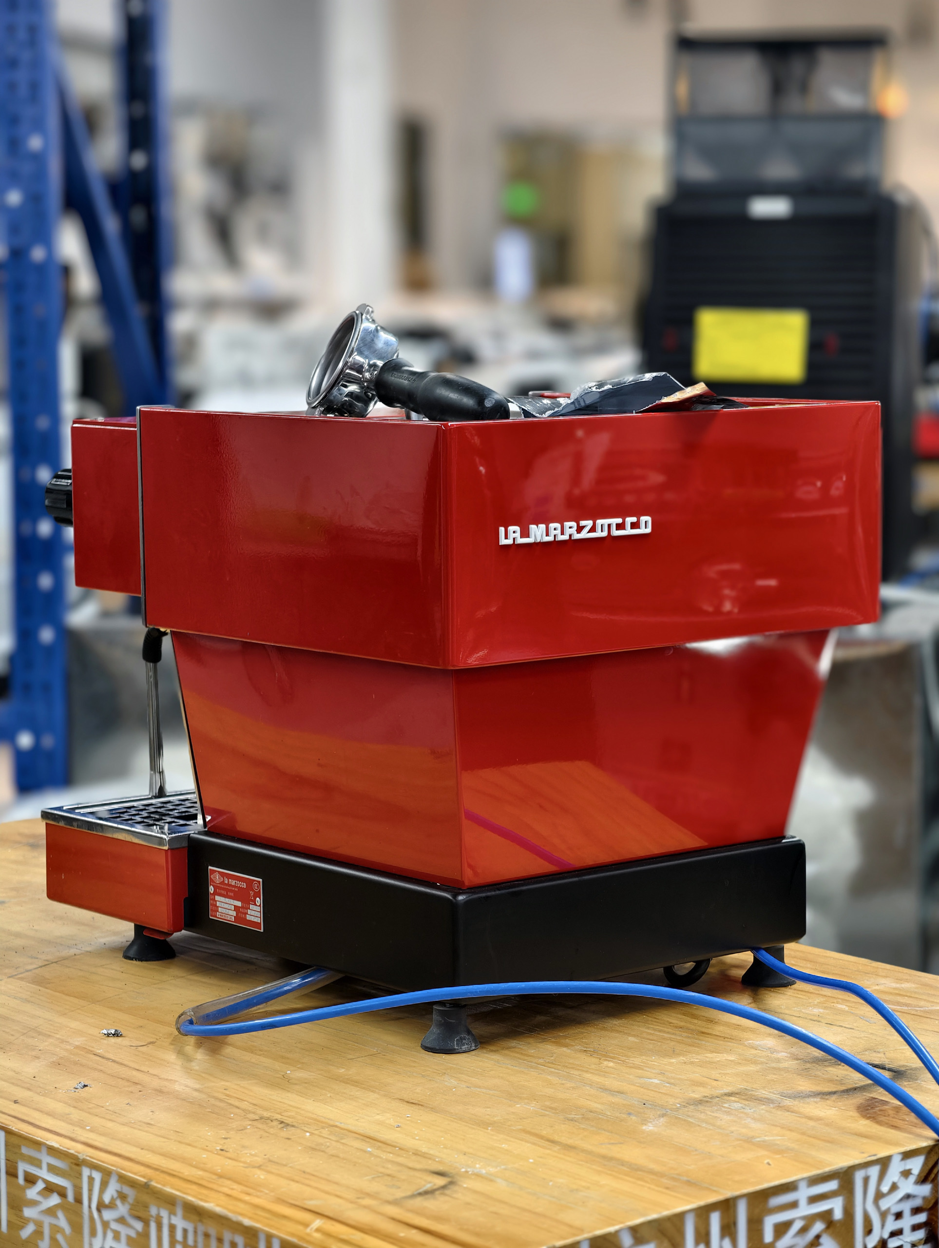 The Red Mama Mini Coffee Machine!