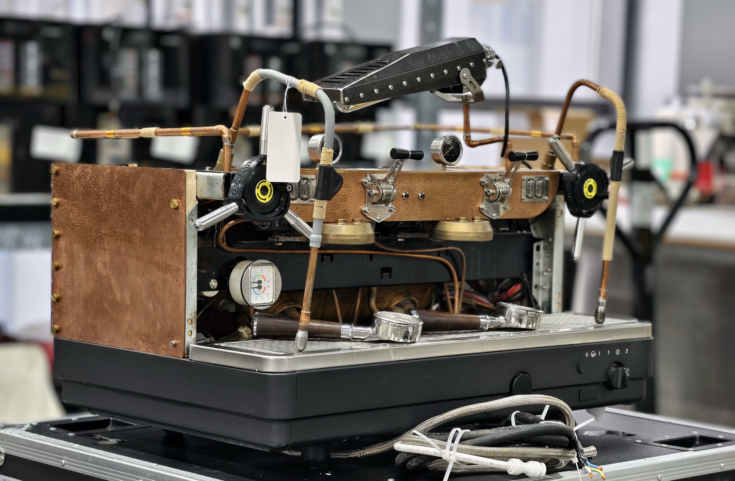 An Italian coffee machine!