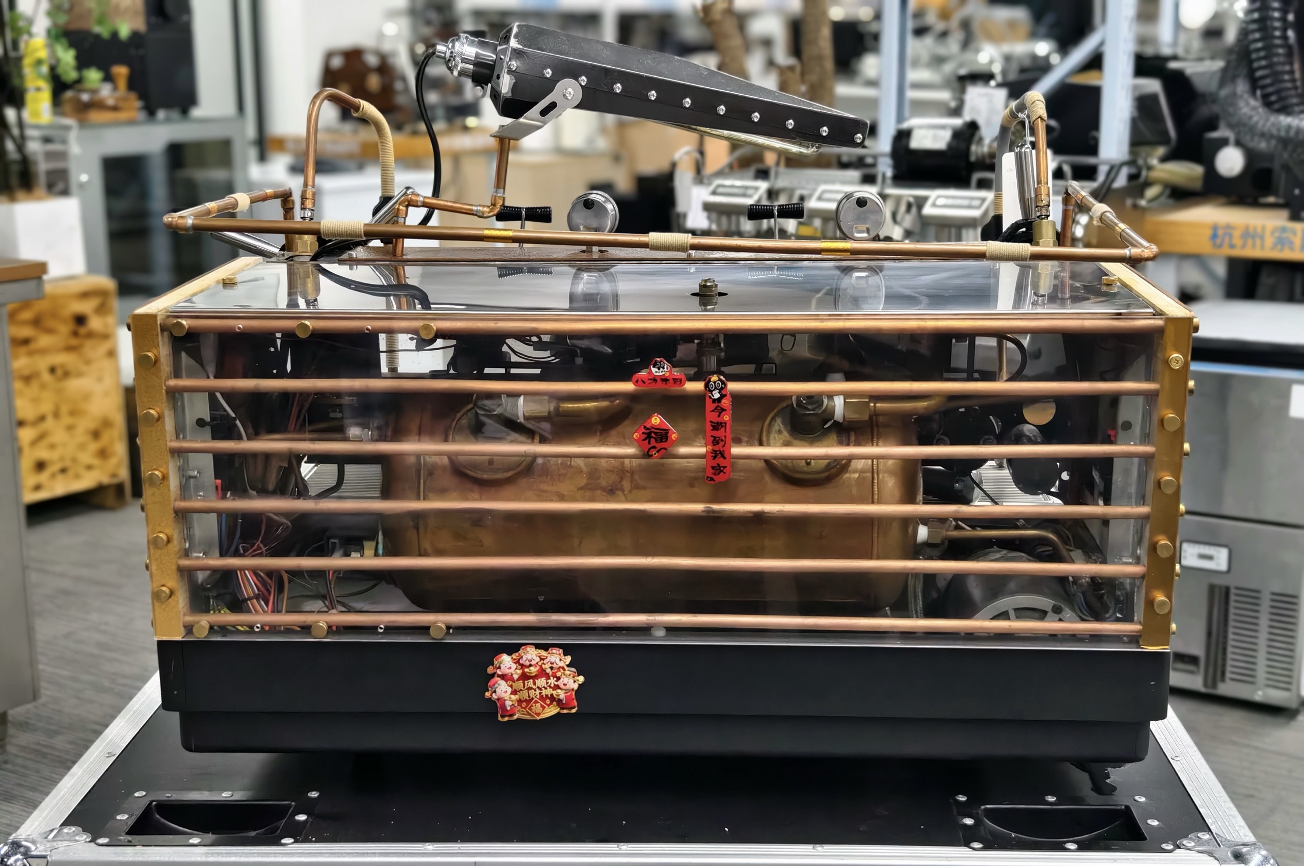 An Italian coffee machine!