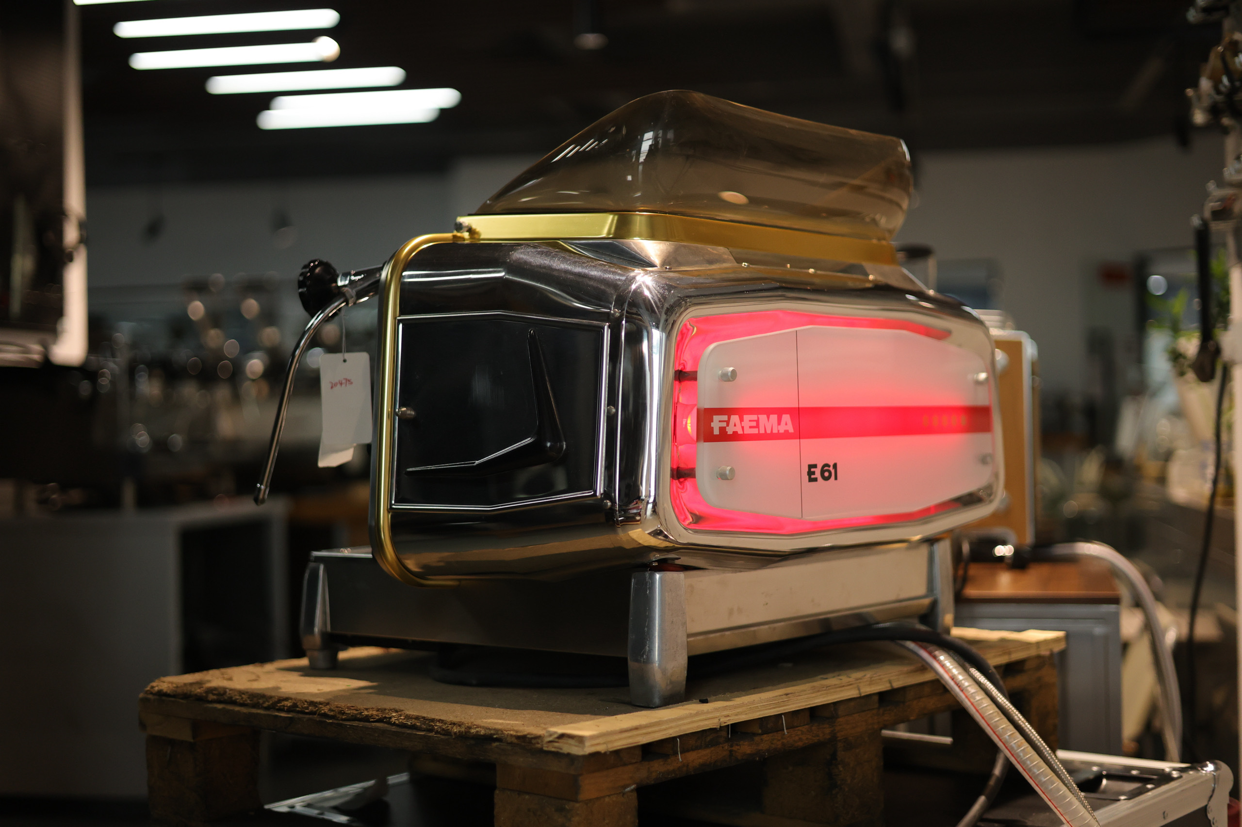 The Pegasus e61 coffee machine from 2014!