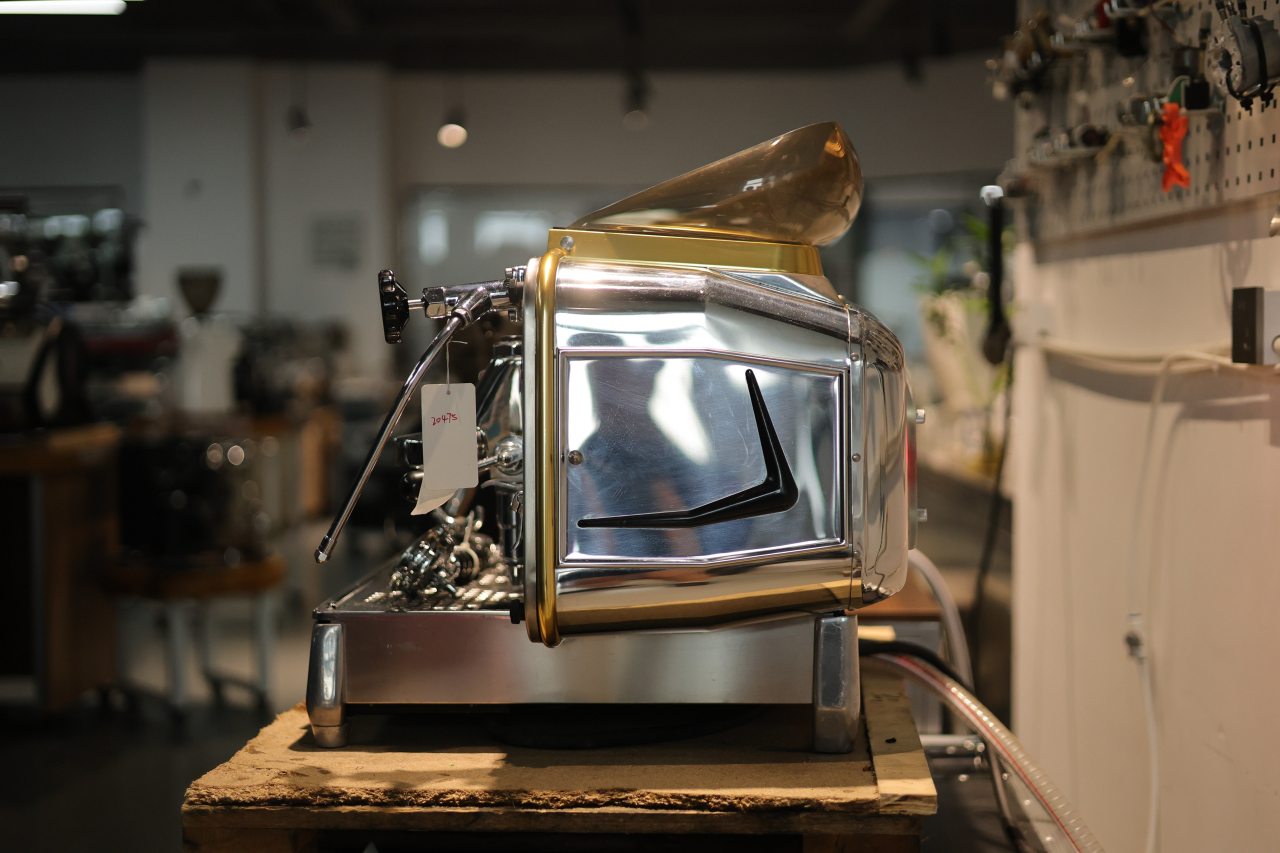 The Pegasus e61 coffee machine from 2014!