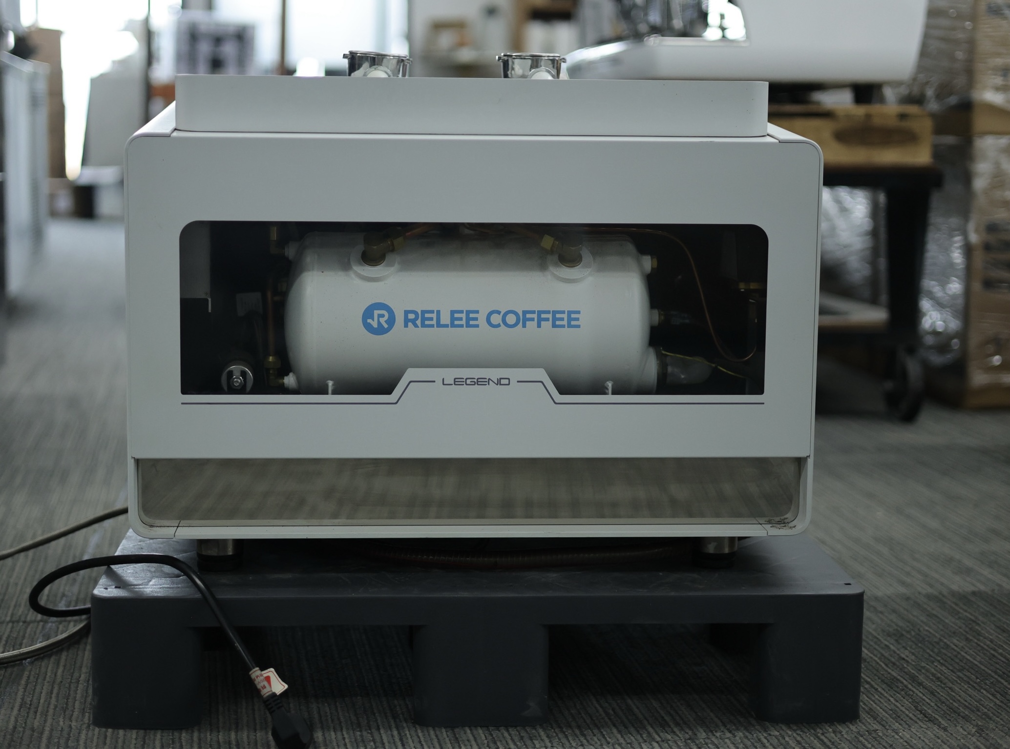 A legendary coffee machine with a back-lit design!