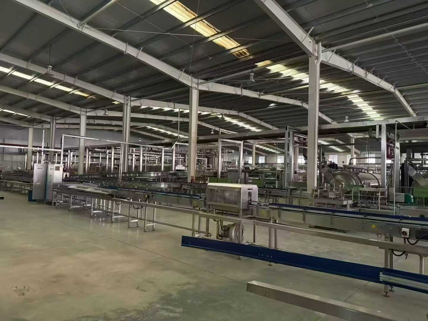 11 beverage and dairy production lines.