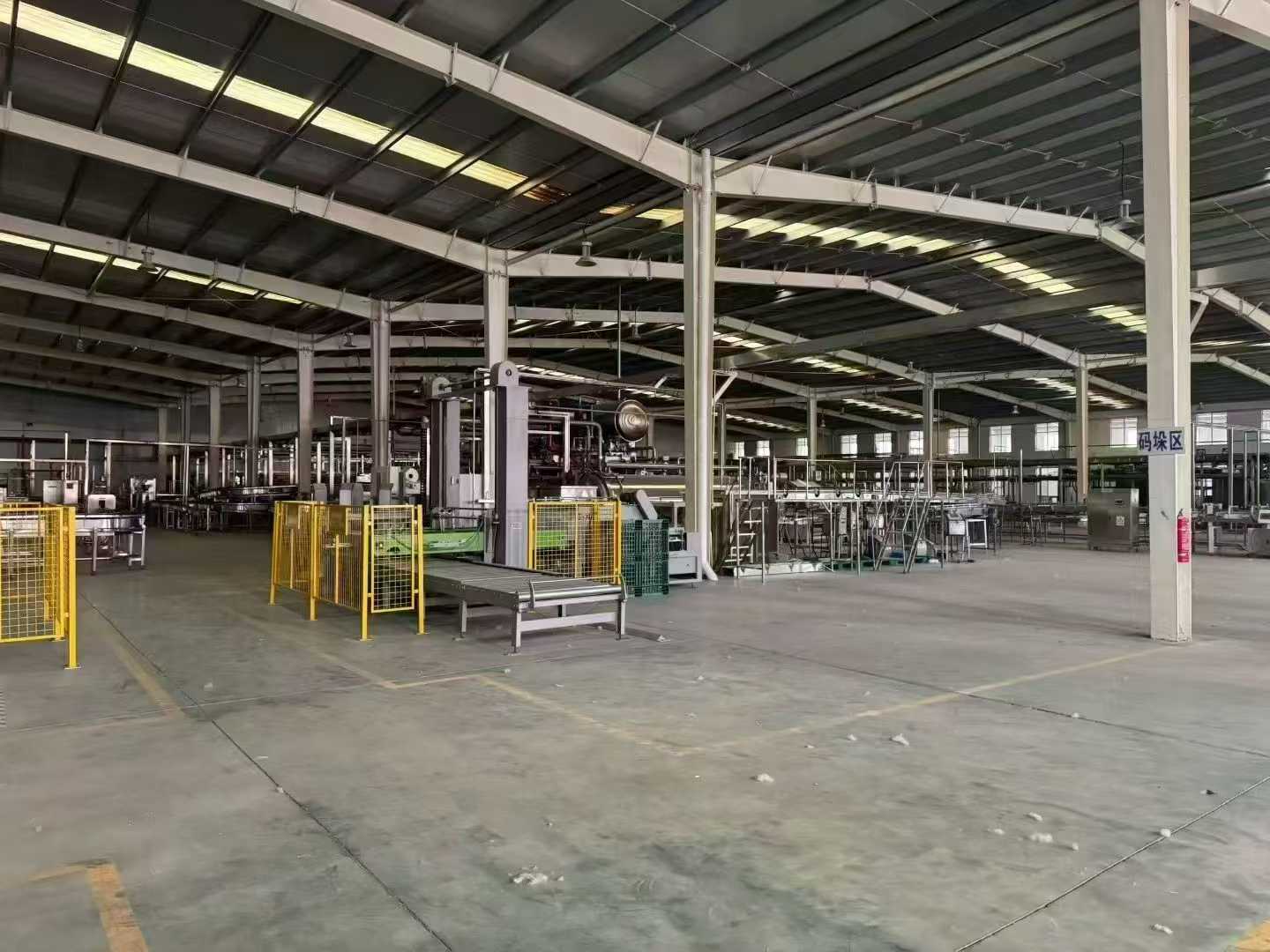 11 beverage and dairy production lines.