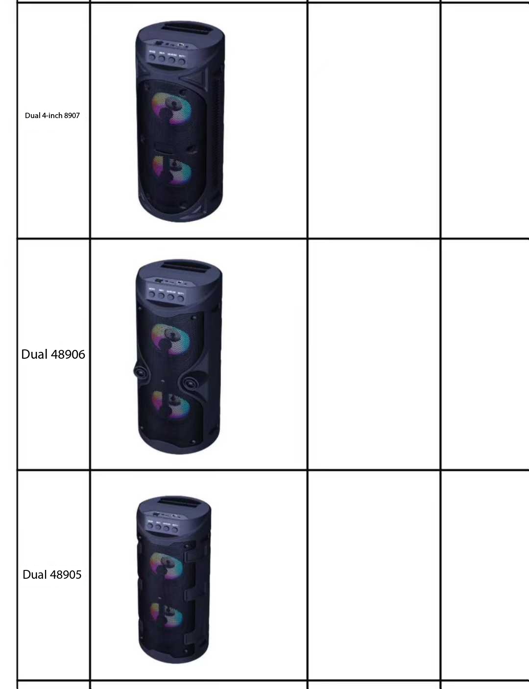 Second-hand speaker molds are sold at low prices.