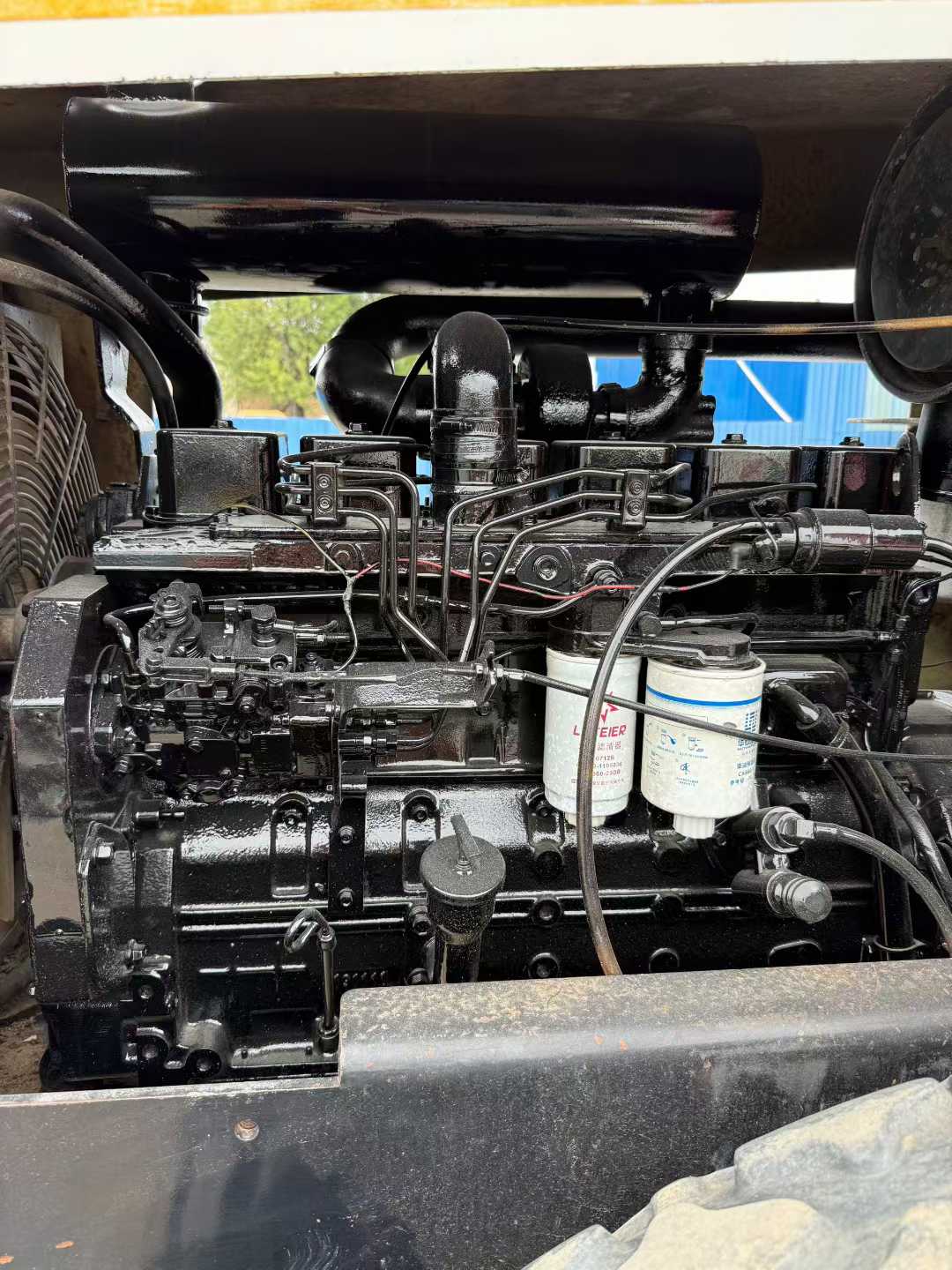 Imported Ingersoll-Rand SD150D single-steel-wheel roller, 15 tons, fully hydraulic, dual-drive system, genuine earthmoving vehicle.