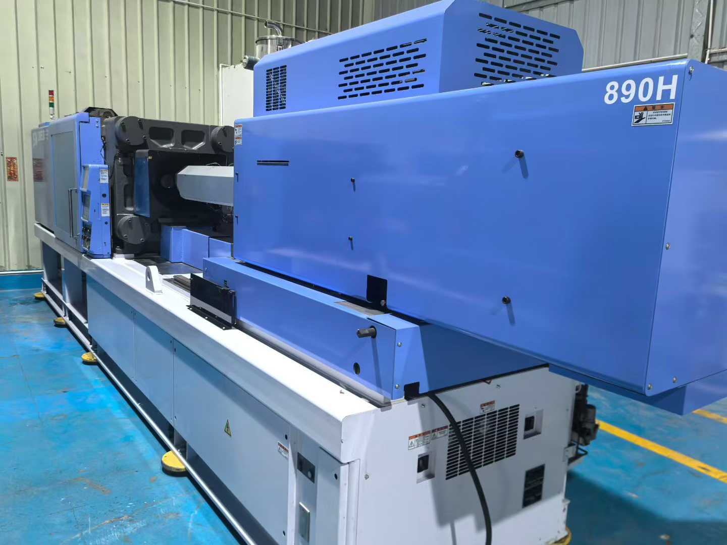 JSW 280ELⅢ lower mold 630, screw rod 66, glue quantity 890, shot rate 160.