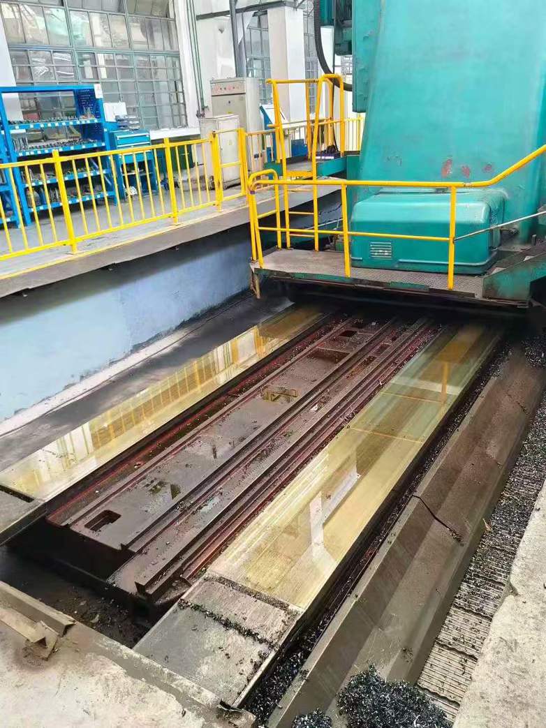 Large floor-standing boring and milling machine.