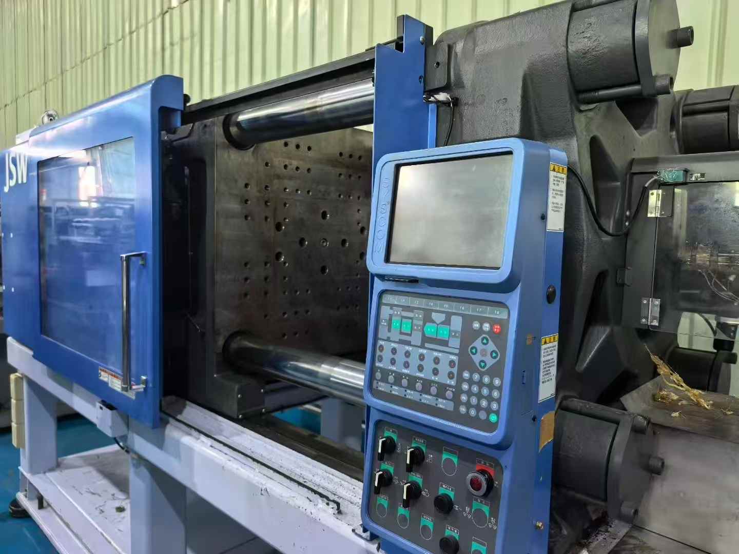 JSW injection molding machines 450ELlll, 350ELlll, 280ELlll, 220ELlll, 180ELlll, 110ELlll.
