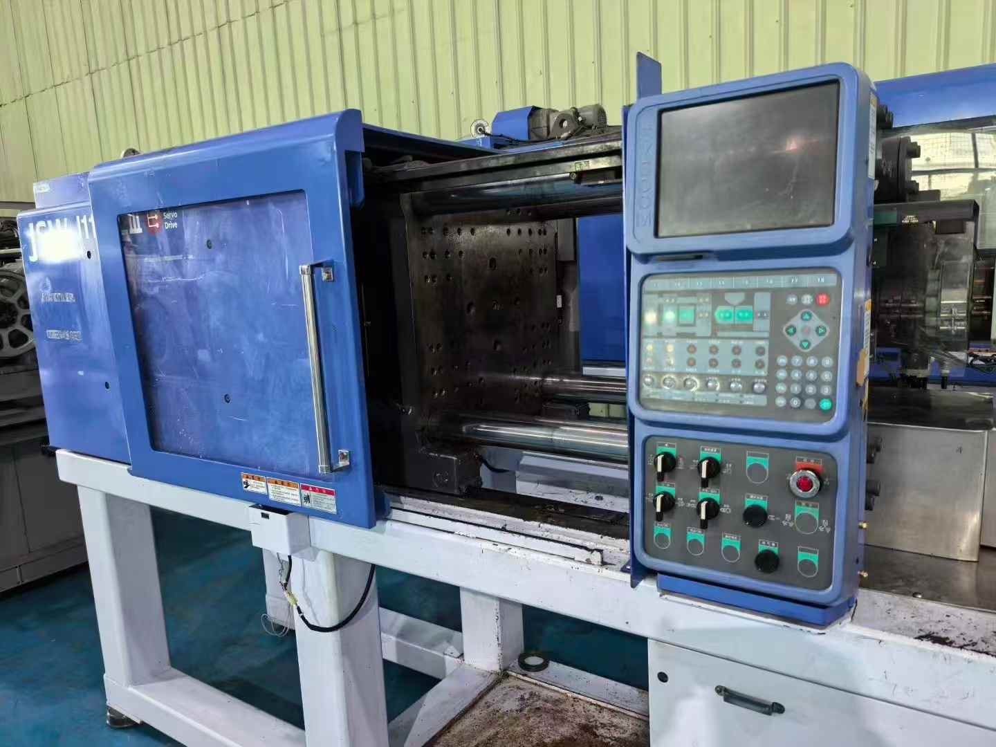 JSW injection molding machines 450ELlll, 350ELlll, 280ELlll, 220ELlll, 180ELlll, 110ELlll.